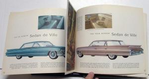 1961 Cadillac 62 60 75 Fleetwood DeVille Eldorado Small Sales Brochure Original