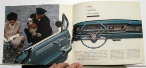 1961 Cadillac 62 60 75 Fleetwood DeVille Eldorado Small Sales Brochure Original