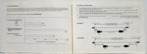 1982 Mercedes-Benz 300D Turbo Diesel Consumer Information Brochure