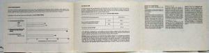 1982 Mercedes-Benz 300CD Turbo Diesel Consumer Information Brochure