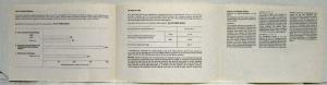 1982 Mercedes-Benz 300SD Turbo Diesel Consumer Information Brochure