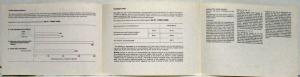 1982 Mercedes-Benz 300TD Turbo Diesel Consumer Information Brochure