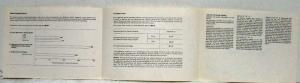 1982 Mercedes-Benz 380SL Turbo Diesel Consumer Information Brochure
