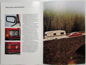 1982 Mercedes-Benz 200D 240D 300D Sales Brochure - German Text