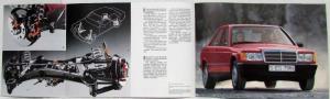 1983 Mercedes-Benz 190/190E Sales Brochure - German Text