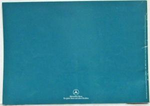 1983 Mercedes-Benz 190/190E Sales Brochure - German Text
