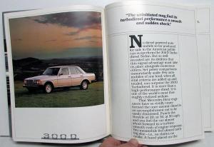 1983 Mercedes-Benz Full Line Prestige Sales Brochure