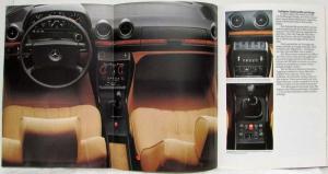 1984 Mercedes-Benz 200D 240D 300D Sales Brochure - German Text