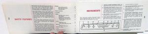 1969 Dodge Dart Swinger 340 Custom GT GTS ORIGINAL Owners Manual