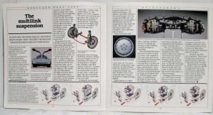 1984 Mercedes-Benz 190E 2.3 and 190D 2.2 Sales Brochure