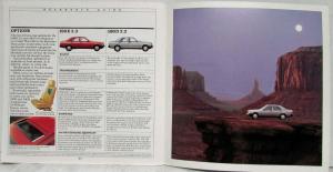 1984 Mercedes-Benz 190E 2.3 and 190D 2.2 Sales Brochure