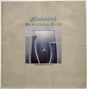 1984 Mercedes-Benz Merchandise Collection Sales Brochure