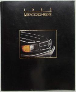 1984 Mercedes-Benz Full Line Prestige Sales Brochure with Specifications Folder