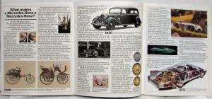 1984 Mercedes-Benz Full Line Prestige Sales Brochure with Specifications Folder