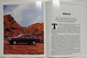 1984 Mercedes-Benz Full Line Prestige Sales Brochure with Specifications Folder