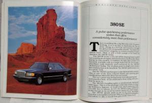 1984 Mercedes-Benz Full Line Prestige Sales Brochure with Specifications Folder