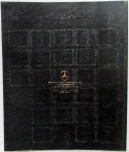 1984 Mercedes-Benz Full Line Prestige Sales Brochure with Specifications Folder