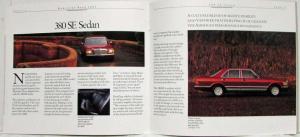 1985 Mercedes-Benz Full Line Sales Brochure with Specifications Folder - Small