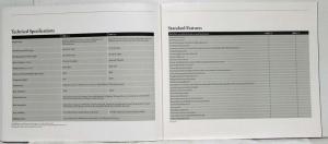 1985 Mercedes-Benz 190 Class Specifications Folder