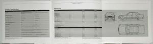 1985 Mercedes-Benz 190 Class Specifications Folder