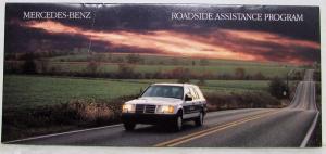 1986 Mercedes-Benz Roadside Assistance Program Brochure