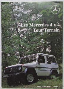 1986 Mercedes-Benz 4x4 All Terrain Sales Brochure - French Text