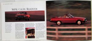 1986 Mercedes-Benz Full Line Heading into 2nd 100 Years Sales Brochure - Small