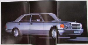 1986 Mercedes-Benz New S-Class Range Sales Brochure - German Text