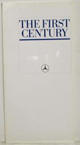 1986 Mercedes-Benz The First Century A Social View of the Automobile Brochure