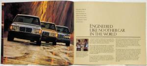 1986 Mercedes-Benz 300 Class Sales Brochure with Specifications Folder