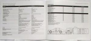 1986 Mercedes-Benz 300 Class Sales Brochure with Specifications Folder