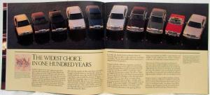1986 Mercedes-Benz S-Class Sales Brochure with Specifications Folder