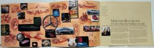 1986 Mercedes-Benz 190 Class Sales Brochure with Specifications Folder