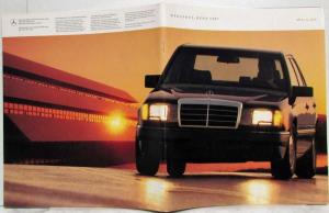 1987 Mercedes-Benz 300 Class Prestige Sales Brochure