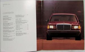 1987 Mercedes-Benz S-Class Prestige Sales Brochure