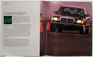 1987 Mercedes-Benz S-Class Prestige Sales Brochure