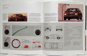 1987 Mercedes-Benz S-Class Prestige Sales Brochure