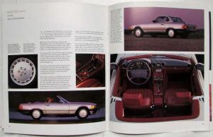 1987 Mercedes-Benz S-Class Prestige Sales Brochure