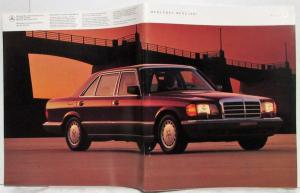 1987 Mercedes-Benz S-Class Prestige Sales Brochure