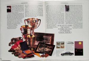 1988 Mercedes-Benz 190 Class Sales Brochure with Specifications Folder