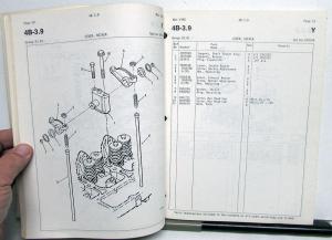 1986 Cummins Diesel Engine Parts Catalog Book 4B3.9 4BT3.9 4BTA3.9