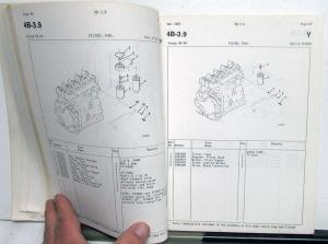 1986 Cummins Diesel Engine Parts Catalog Book 4B3.9 4BT3.9 4BTA3.9
