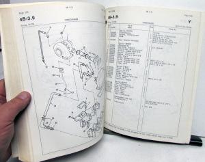 1986 Cummins Diesel Engine Parts Catalog Book 4B3.9 4BT3.9 4BTA3.9