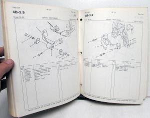 1986 Cummins Diesel Engine Parts Catalog Book 4B3.9 4BT3.9 4BTA3.9