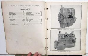 1956 Cummins Diesel Engine Owners Manual H HS HR HRS NH NHS NHRS NHH NT NRT