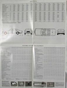 1989 Mercedes-Benz Technical Specifications Folder - Large