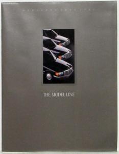 1989 Mercedes-Benz Model Line Sales Folder