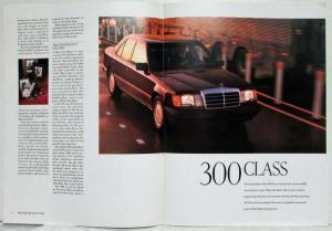 1989 Mercedes-Benz 300 Class Prestige Sales Brochure