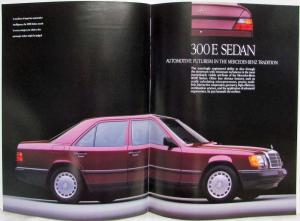 1989 Mercedes-Benz 300 Class Prestige Sales Brochure