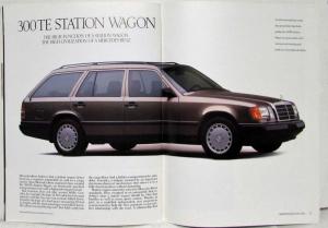 1989 Mercedes-Benz 300 Class Prestige Sales Brochure